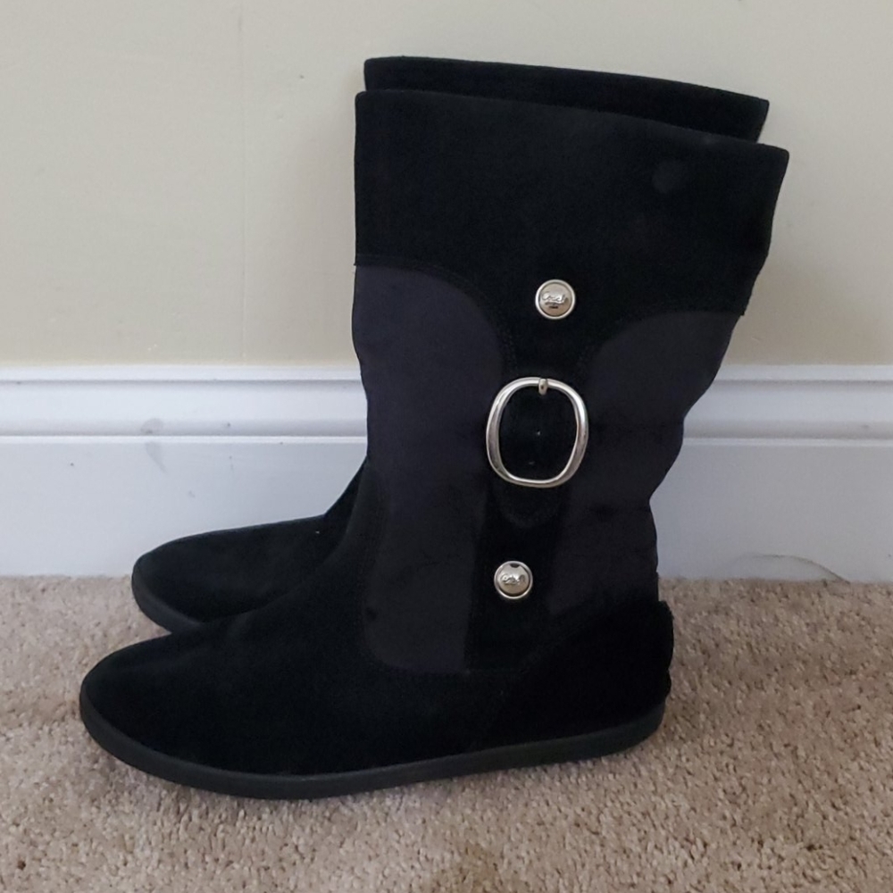 Coach Fleece Lined Boots - Picture 2 of 3